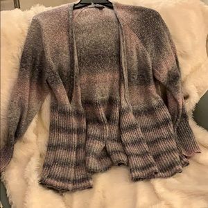 Pink, grey and black cardigan sweater - TORRID